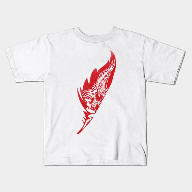 eagle feathers Kids T-Shirt by barmalisiRTB